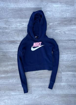 Nike кофта xs/s укороченная спортивная женская1 фото