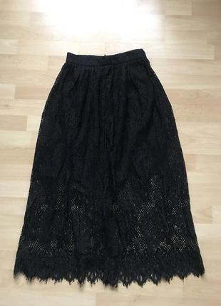 Ажурная турецкая юбка, ажурная юбка 40-42-44 роз