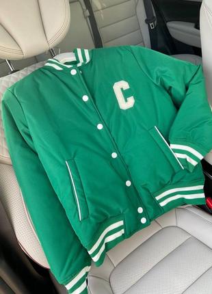 Куртка зелена у стилі celine рідкісна модель