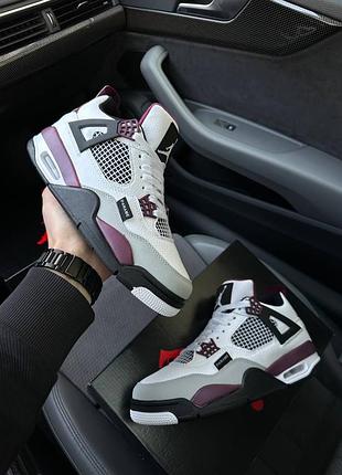 🔥чоловічі кросівки nike air jordan 4 retro psg paris saint-germain