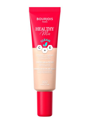 Тональный флюид увлажняющий bourjois healthy mix clean