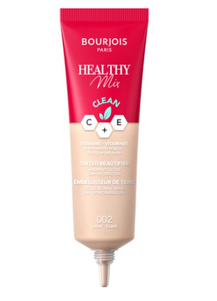 Тональный флюид увлажняющий bourjois healthy mix beautifier3 фото