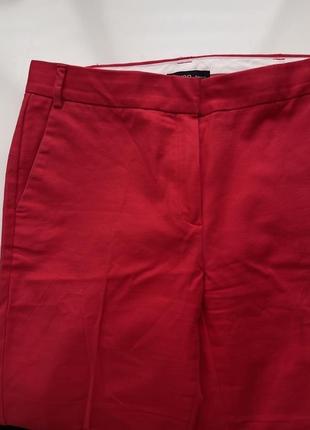 Классические красные брюки брюки брюки с стрелкой3 фото