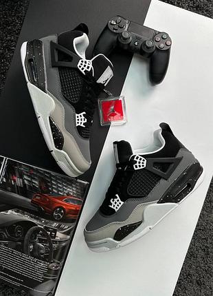 🔥чоловічі кросівки nike air jordan 4 retro fear pack