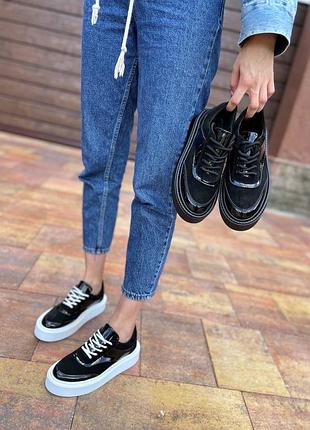 Кеди шкіра замша