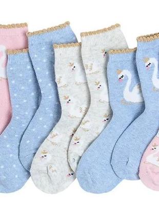 Носки детские для девочки cool club smyk 5 шт 25/27 см