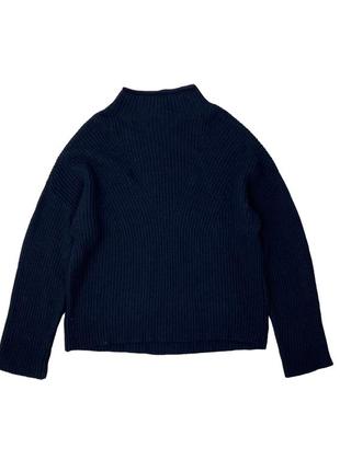 Вовняний базовий светр оверсайз massimo dutti
