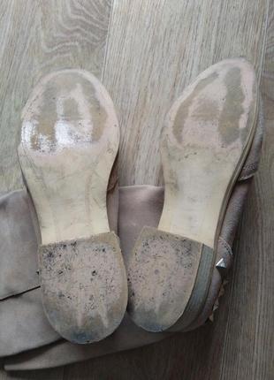 Замшеві чоботи замшевые сапоги черевикі stradivarius3 фото