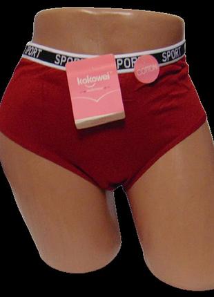 Трусики со спортивной резинкой kokowei 3325 3xl красные