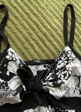 Платье сарафан в цветы англичанина