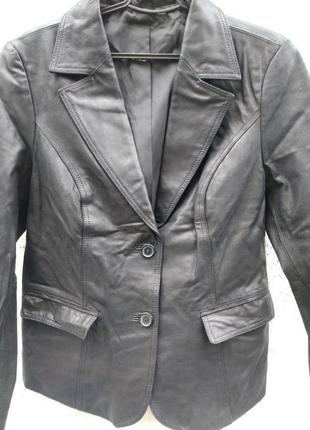 Кожаный пиджак натуральная кожа1 фото