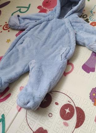 Утепленный комбинезон george 0-3 мес.