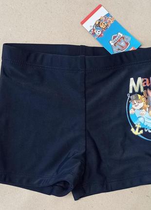 Paw patrol, плавки - боксеры для мальчика, р. 98/104