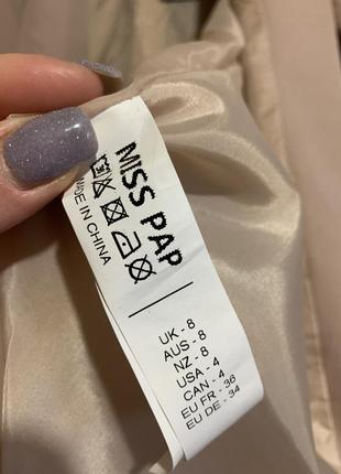 ✨пудровое платье-пиджак от misspap6 фото