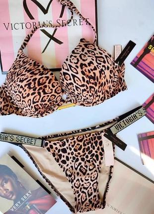 Купальник с двойным пуш ап victoria’s secret original s xs m l xl 32b 70b 75a 34a 34b 75b