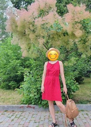 Леченый коттоновый сарафан на лето тонкое платье легкая тонкая на лето1 фото