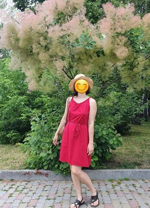 Леченый коттоновый сарафан на лето тонкое платье легкая тонкая на лето7 фото