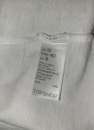 Женская футболка topshop 98112 46р., принт, хлопок5 фото