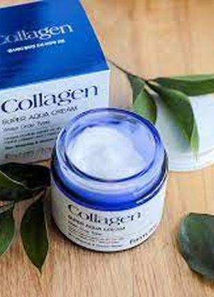 Зволожувальний крем для обличчя з колагеном 80 мл farmstay collagen super aqua cream3 фото