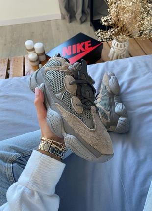 Мужские кроссовки adidas yeezy boost 500 clay brown / smb