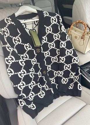 Кофта черная в стиле gucci редкая модель
