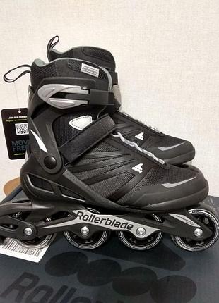 Фитнес ролики rollerblade zetrablade black черные 40,5разм. 25,5см