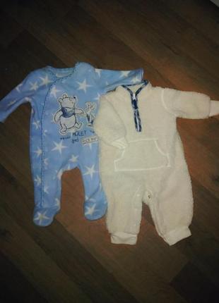 Набор с ромпера carters и человечка флис