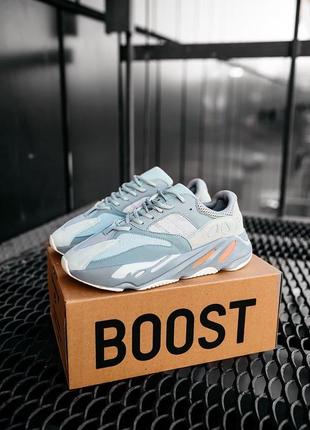 Мужские кроссовки adidas yeezy boost 700 v1 inertia grey / smb