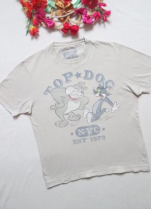 Шикарная хлопковая футболка том и джерри cherokee 💜💖💜