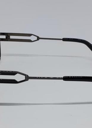 Мужские в стиле dita солнцезащитные очки черный градиент в черном металле3 фото