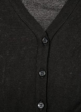 Вязаний трикотажний жилет, кофта безрукавка, шкільна форма tago чорний3 фото