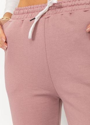 Спорт штаны женские демисезонные цвет пудровый5 фото