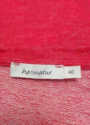 Hessnatur яркая футболка из льна и хлопка5 фото