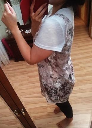 Стильная шикарная туника платье двойка, 50-54