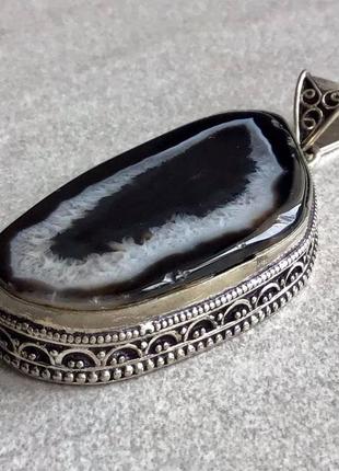 Кулон - подвеска с солнечным кварцем, индия