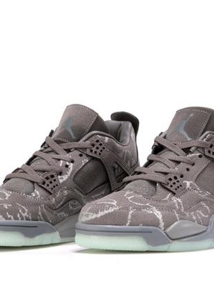 Мужские кроссовки nike a1r jordan 4 retrо  kaws#найк