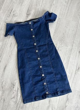 Плаття сукня сарафан джинсовий zara