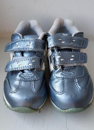 Яскраві кросівки металік на липучках criss cross 25р. 15.5 см4 фото