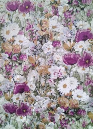 Комбінована коротка літня сукня zara/сарафан zara в квітковий принт/бавовна5 фото