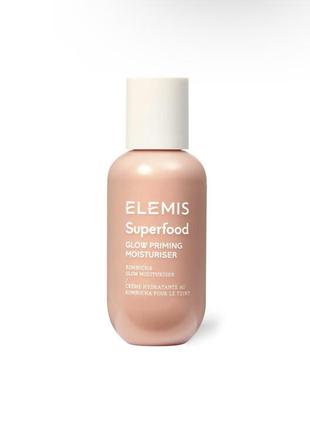 Зволожуючий крем для обличчя з ефектом сяйва elemis superfood glow priming moisturiser 60ml1 фото