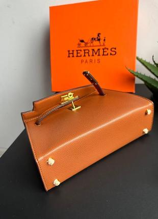 Женская кожаная сумка в стиле эрмесс5 фото