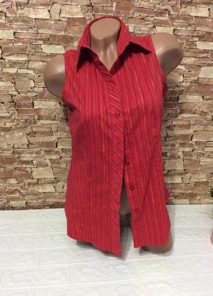 Рубашка женская блузка на пуговицах с воротником р.46-481 фото