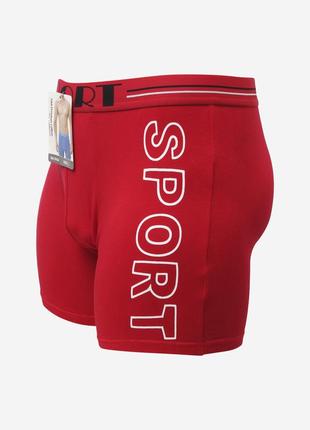 Трусы мужские спортивные повседневные красные 2xl