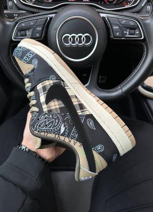 Мужские кроссовки nike sb dunk low travis scott3 фото