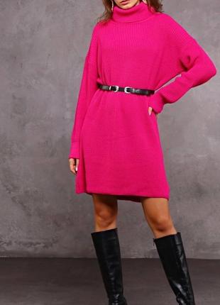Жіночій светр сукня в'язка, універсал 42-464 фото