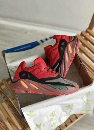 Жіночі кросівки adidas yeezy boost 700 v1 red / smb