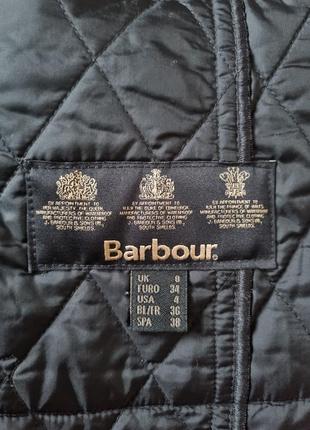 Стеганая куртка barbour (s)9 фото