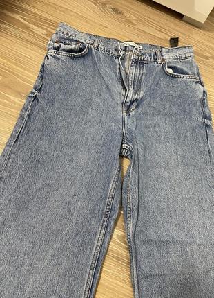 Широкие прямые джинсы zara