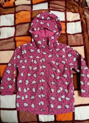 Вітровка куртка демісезонна на дівчинку, р. 110-116 см.