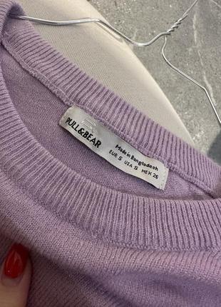 Фіолетовий светр pull & bear 3